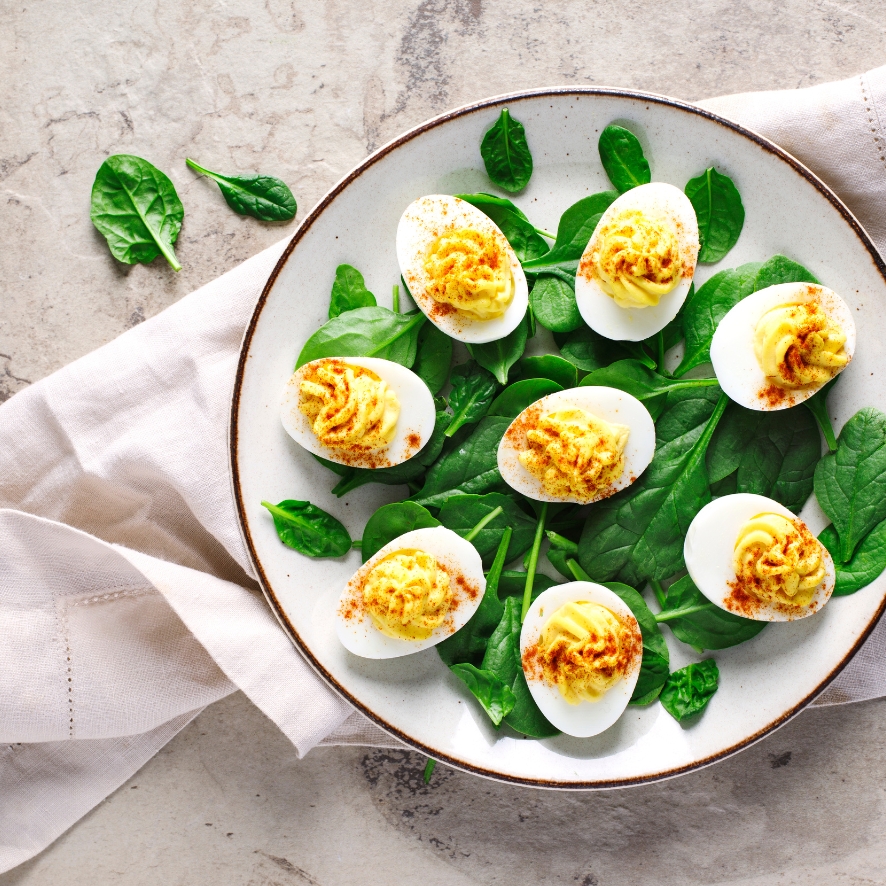 Cottage Cheese Deviled Eggs